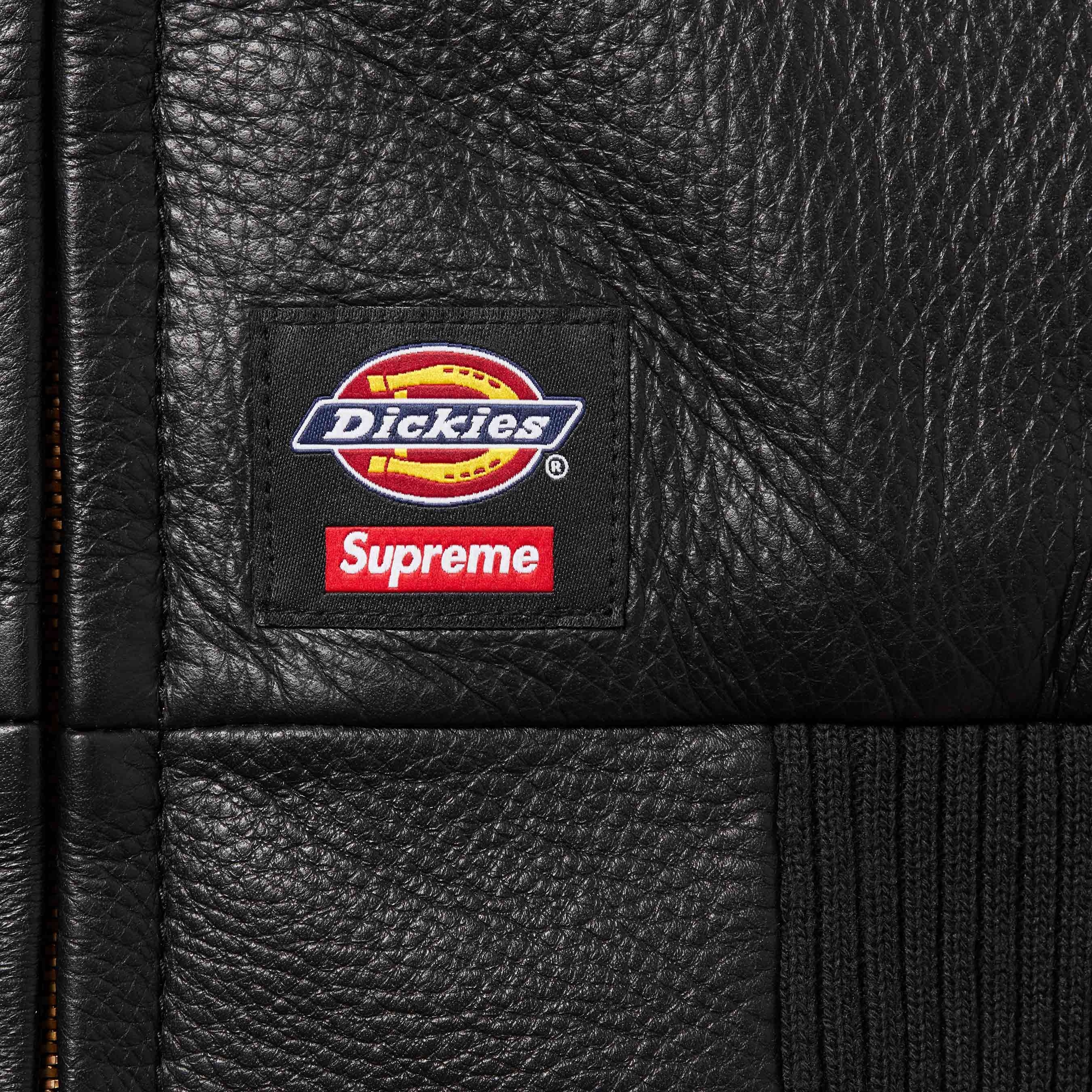 Supreme®/Dickies® Hooded Leather Work Jacket view 7